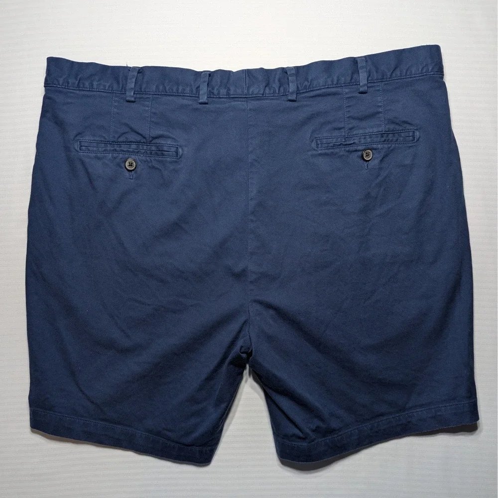 Peter Millar Men 40 Pilot Twill Shorts Pima Cotton Navy Blue‎ Golf Quiet Luxury